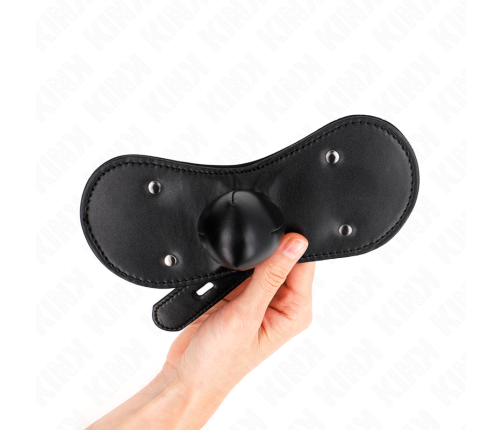 KINK - BALL GAG MOUTH MASK WITH LOCK ADJUSTABLE 42-60 CM