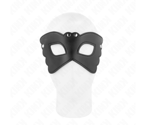 KINK - BUTTERFLY SHAPED LEATHERETTE MASK 20 x 9 CM