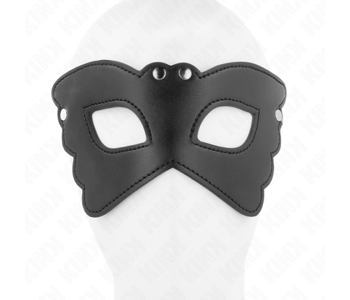 KINK - BUTTERFLY SHAPED LEATHERETTE MASK 20 x 9 CM