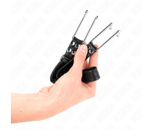 KINK - METAL HOOK GAG ADJUSTABLE 36-52 CM