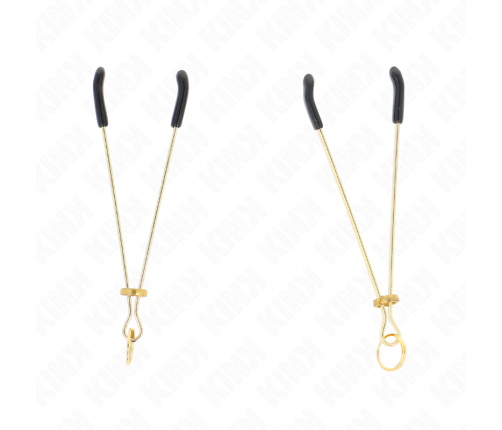 KINK - THIN NIPPLE CLAMPS GOLD 7 CM