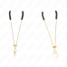 KINK - THIN NIPPLE CLAMPS GOLD 7 CM