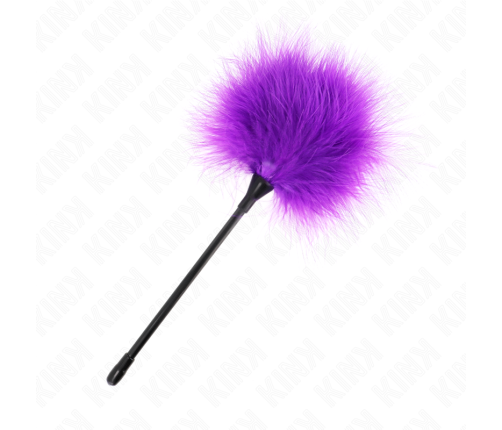 KINK - PLUMAS PARA COSQUILLAS MORADO USADO PARA EL KIT BONDAGE 27 CM