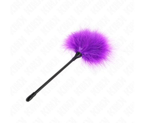 KINK - PLUMAS PARA COSQUILLAS MORADO USADO PARA EL KIT BONDAGE 27 CM