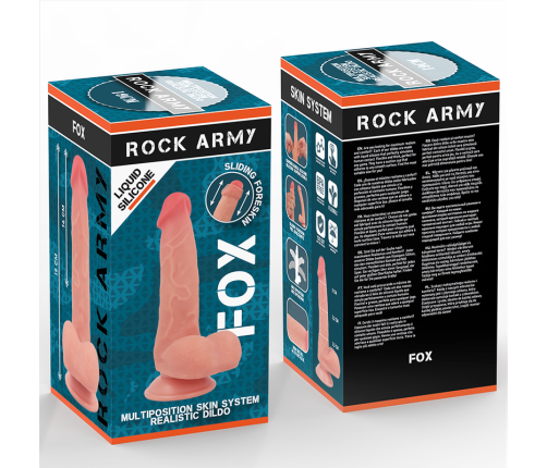ROCKARMY - LIQUID SILICONE FOX 19 CM -O- 3.2 CM
