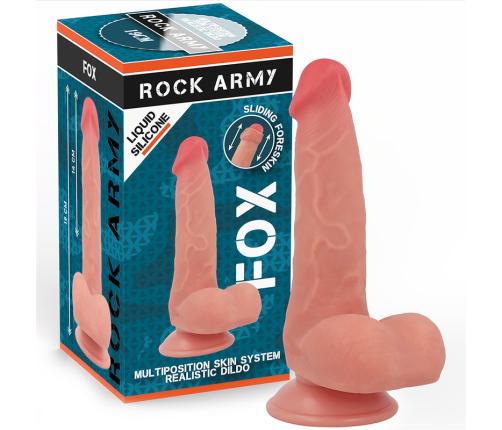 ROCKARMY - LIQUID SILICONE FOX 19 CM -O- 3.2 CM