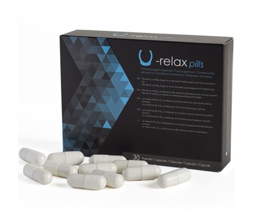 500 COSMETICS - U-RELAX CAPSULES RELAXATION AND ANXIETY REDUCTION - 30 CAPSULES.
