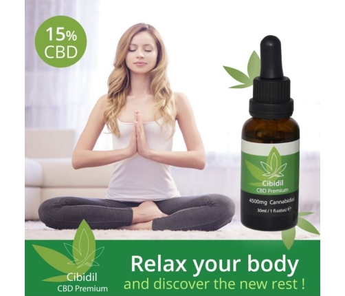 500 COSMETICS - CIBIDIL RELAXING CBD OIL 15 % 30 ML