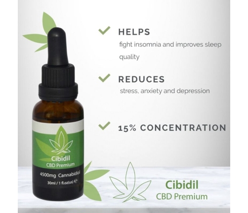 500 COSMETICS - CIBIDIL RELAXING CBD OIL 15 % 30 ML