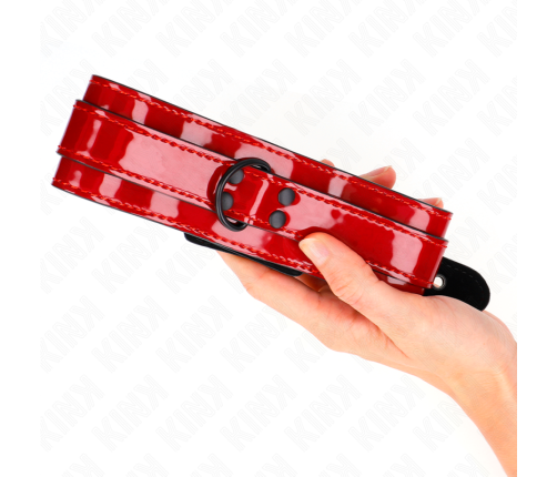 KINK - WINE RED ADJUSTABLE NECKLACE 37.5-49.5 CM X 5 CM