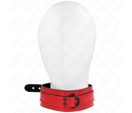 KINK - WINE RED ADJUSTABLE NECKLACE 37.5-49.5 CM X 5 CM