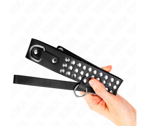 KINK - NECKLACE WITH STRAP 65 CM WITH SHINY ADJUSTABLE 37-42 CM X 5.3 CM