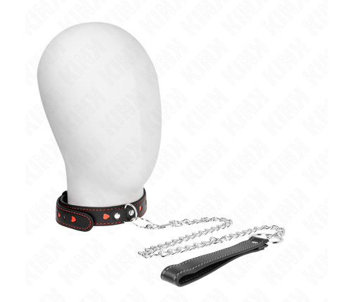 KINK - NECKLACE WITH STRAP 65 CM HEART DETAILS 52.5 X 2.5 CM