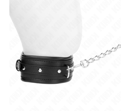 KINK - NECKLACE WITH SHINY BUCKLE STRAP 65 CM 48.5 CM X 5.3 CM