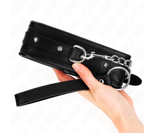 KINK - NECKLACE WITH SHINY BUCKLE STRAP 65 CM 48.5 CM X 5.3 CM