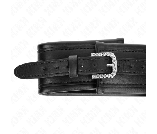 KINK - NECKLACE WITH SHINY BUCKLE STRAP 65 CM 48.5 CM X 5.3 CM