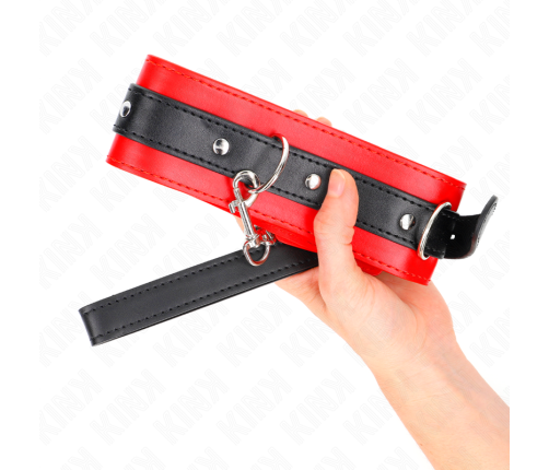 KINK - COLLAR WITH BELT 65 CM WITH STRAP RED 54 X 4.5 CM