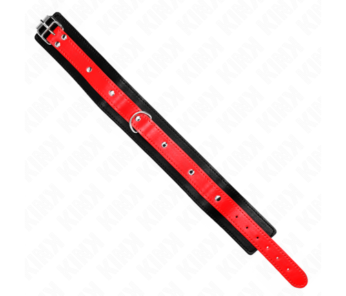 KINK - NECKLACE WITH RED STRAP 65 CM AJUSTABLE 36-43 CM X 5 CM