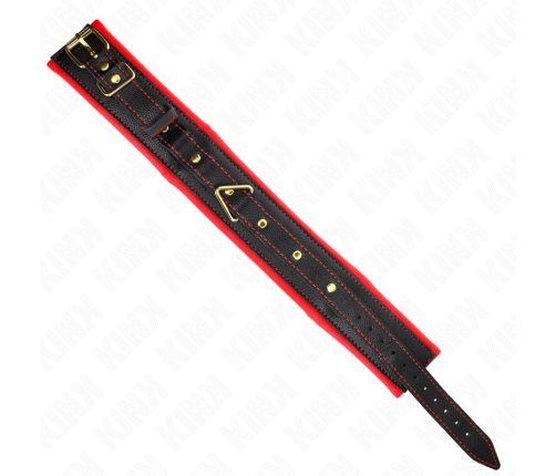 KINK - NECKLACE WITH SPONGE IMITATION LEATHER STRAP MODEL 2 ADJUSTABLE 37-54 CM X 3 CM