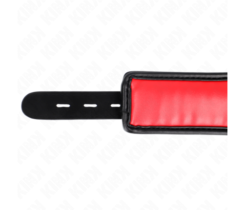 KINK - NECKLACE WITH SPONGE IMITATION LEATHER STRAP MODEL 3 ADJUSTABLE 37-54 CM X 3 CM