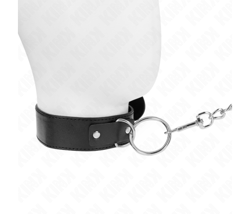 KINK - BASIC MODEL COLLAR WITH LEASH MODEL 4 ADJUSTABLE 36-43 CM