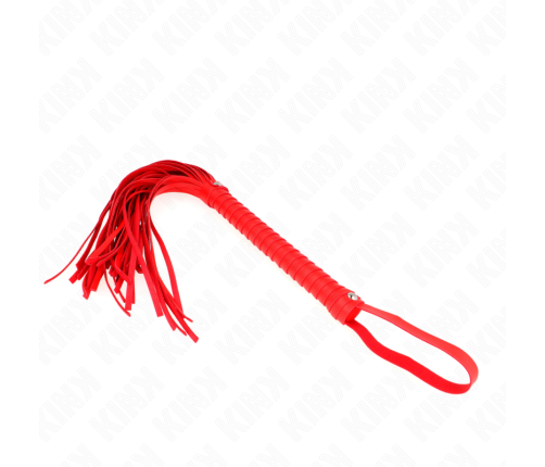 KINK - WHIP WITH RED TEXTURED HANDLE 48.5 CM