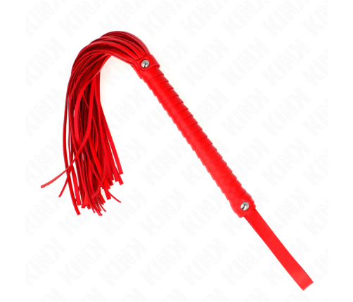 KINK - WHIP WITH RED TEXTURED HANDLE 48.5 CM