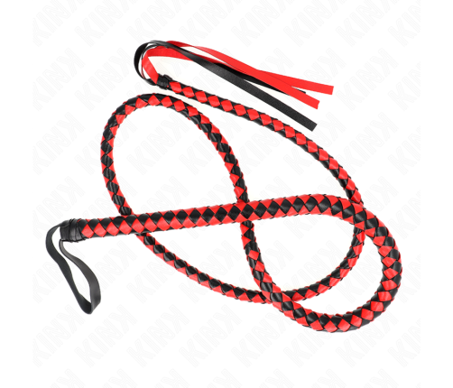 KINK - RED LONG SNAKE WHIP 210 CM