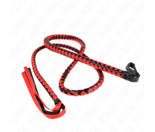 KINK - RED LONG SNAKE WHIP 210 CM
