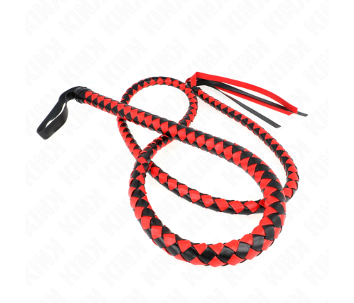 KINK - RED LONG SNAKE WHIP 210 CM