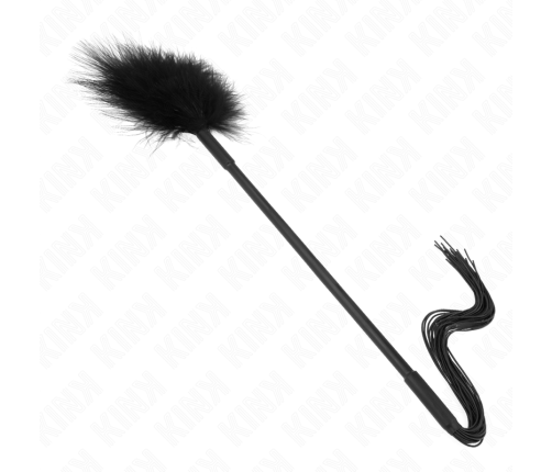 KINK - SILICONE WHIP WITH FEATHERS FOR TICKLE 47 CM