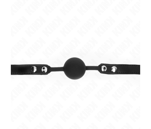 KINK - MODEL 1 SILICONE BALL 4 CM GAG WITH LOCK 60 x 2 CM