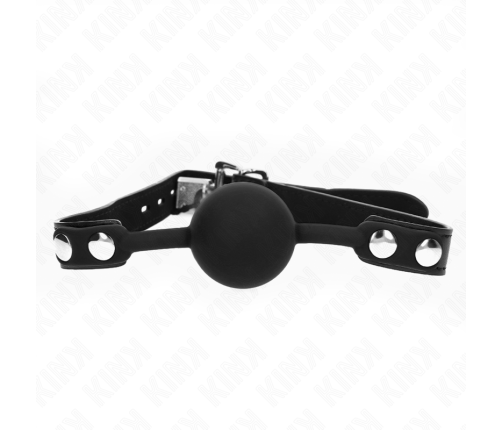 KINK - MODEL 1 SILICONE BALL 4 CM GAG WITH LOCK 60 x 2 CM