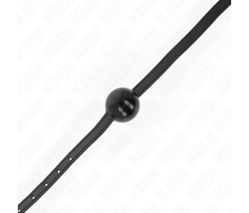 KINK - BLACK SINGLE SOLID BALL 4 CM GAG 65 x 1.5 CM