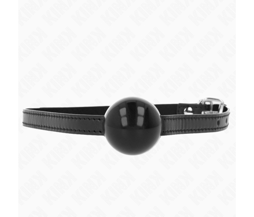 KINK - BLACK SINGLE SOLID BALL 4 CM GAG 65 x 1.5 CM