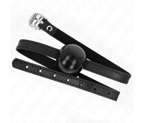 KINK - BLACK SINGLE SOLID BALL 4 CM GAG 65 x 1.5 CM
