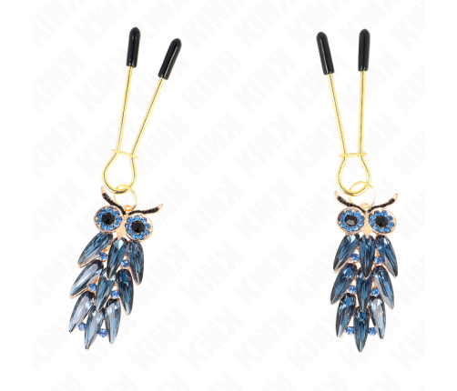 KINK - OWL PENDANT NIPPLE CLAMPS 6 CM