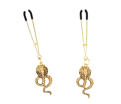 KINK - COBRA PENDANT NIPPLE CLAMPS 6 CM