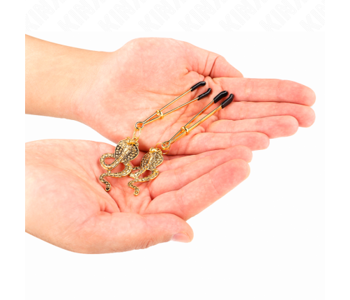 KINK - COBRA PENDANT NIPPLE CLAMPS 6 CM