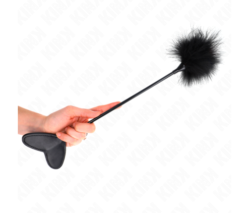 KINK - TICKLE FEATHERS WITH HEART PADDLE 31 CM