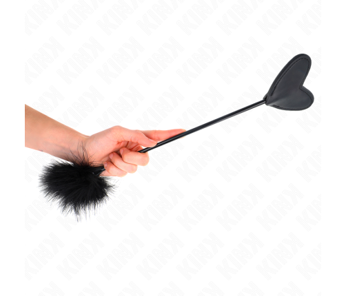 KINK - TICKLE FEATHERS WITH HEART PADDLE 31 CM