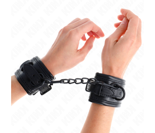 KINK - WRIST RESTRAINTS BLACK ADJUSTABLE 20-30 CM X 6 CM
