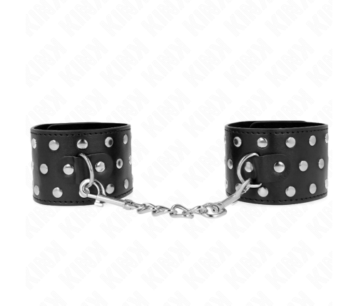KINK - PUNK WRIST RESTRAINTS ADJUSTABLE 19-24 CM X 5.5 CM