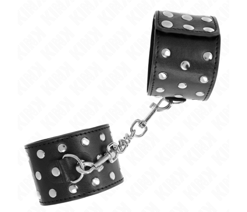 KINK - PUNK WRIST RESTRAINTS ADJUSTABLE 19-24 CM X 5.5 CM