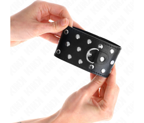 KINK - PUNK WRIST RESTRAINTS ADJUSTABLE 19-24 CM X 5.5 CM