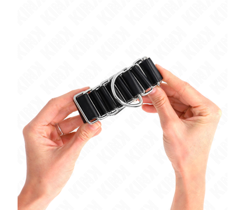 KINK - HINGE-LIKE THIN WRIST RESTRAINTS BLACK ADJUSTRABLE 16-22 CM X 3.5 CM