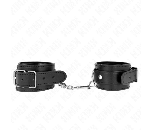 KINK - THIN WRIST RESTRAINTS BLACK ADJUSTABLE 21-33 CM