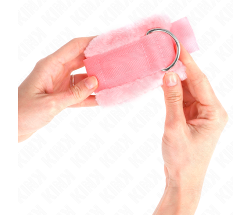 KINK - MUÑEQUERAS FORRADA ROSA AJUSTABLE 17-31 CM X 7 CM