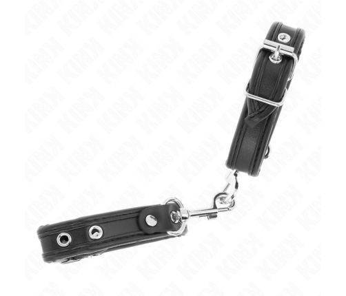 KINK - MINI BLACK WRISTBANDS WITH STUDS ADJUSTABLE 16-22 CM X 2 CM