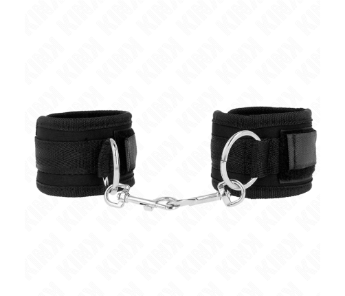KINK - WRIST RESTRAINTS BLACK ADJUSTABLE 18-35 CM X 6 CM